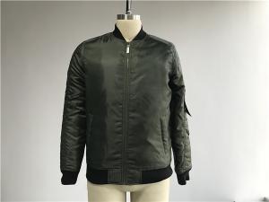 China Men's Fatigue Polyester Bomber Jacket With Tap On Zip Pocket TWS15781 factory