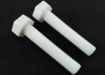 Metric Hardware Nuts Bolts White PP M10 Hex Bolt DIN 933 Full Threads