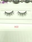 Durable Natural Soft 3D Mink Eyelashes Black Cotton Band For Night Out