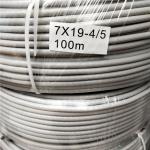 7x19 Gym Fitness Steel Cable Tpu Coated Flexible Steel Wire Rope Grade