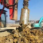 High Standard Drilling Rig Tools Bottom Rock Drilling Buckets 30mm Open Type