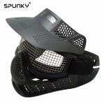 Airsoft Face Mask With Steel Wire Mesh , Military Tactical Mask For Archery