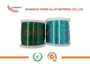 China Colored Enamelled Copper Wire , Super Enamel Coated Copper Wire For Precision Resistor factory