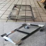 Four Wheels Aluminum Platform Trucks Trolley Cart Supermarket Logistics House