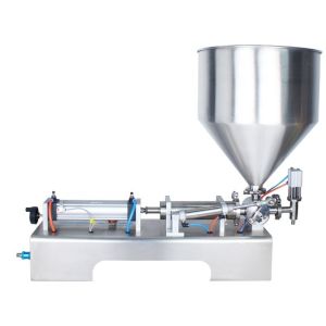 Packaging Type Stand-up Pouch 110V Semi Automatic Small Piston Paste Filling