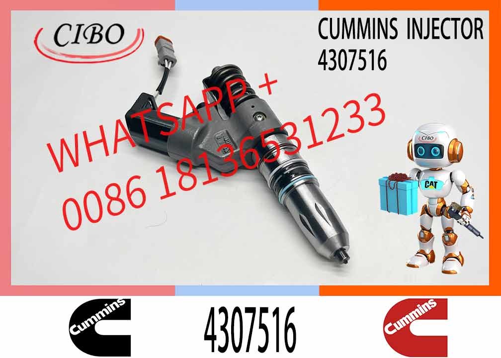 Construction Machinery Part N14 QSM ISM QSM11 ISM11 M11 Diesel Engine Parts 4307516 Diesel Fuel Injector