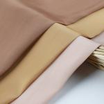 130GSM Dyeing Polyester Fabric Plain Smooth Dress Textile Material Satin Fabric