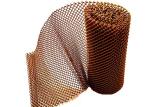 Copper Aluminum Metal Coil Drapery , Wire Mesh Curtains For Interior Partition