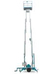 8 Meters Platform Height Double Mast Mobile Aerial Work Platform with 200Kg