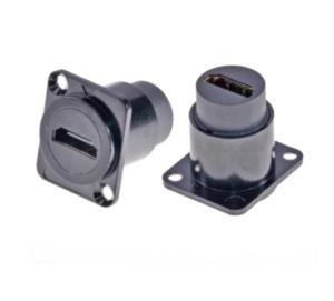 China Industrial Electronics Accessories Zinc Alloy Square Data Connector for Audio Data via USB factory