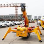 3 Ton Spider Cranes 9 Meters Ground Lift Mini Lifting Machinery Movable