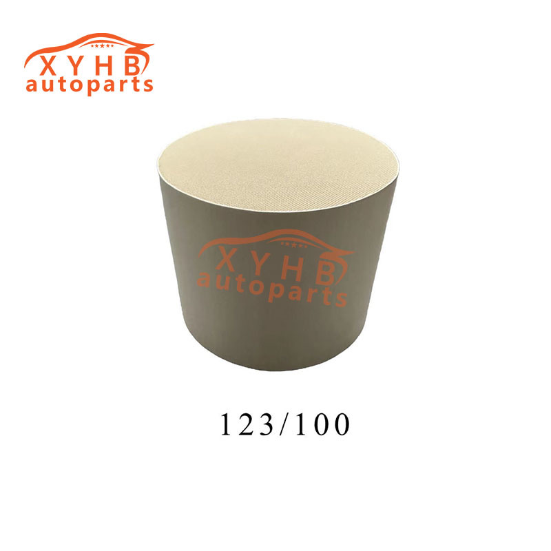 Ceramic Carrier High-Quality Round Three-Way Catalytic Filter Element Euro 1-5 Model: 123*100