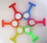 Unisex Silicone Sports Watch Analog Dial Display Silicone Gel Nurses Fob Watch