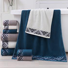 High Water Absorption Plain Dyed 100% Cotton Bath Towels for Home Hotel Spa Ect