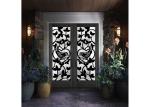 Stylish Elegant Wrought Iron Glass Glass Agon Filled 22*64 inch Size Durable