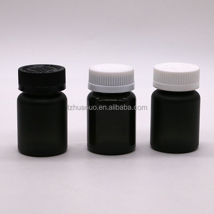 Industrial Medicine 50ml PET Plastic Bottle with Screw Cap and Custom Label Printing