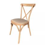 Apartment Mail Packing Nordic Modern Cross Back Metal Dining Chair with Nordic