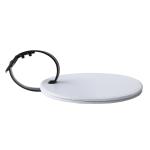 Round Shape Sublimation Leather Luggage Tag Custom Sublimation Pendants For
