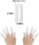Disposable Latex Finger Cots, Protect Fingers, Anti-Static Industrial Medium