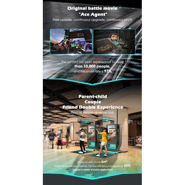 9d Vr Arcade Shooting Game Machine Kat Virtual Reality Super 2 Player Gun Simulator