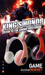Colorful Foldable Bluetooth LED Cat Ear Headset For Younger