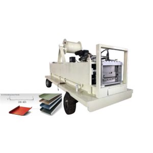 China PLC Control System Standing Seam Roll Forming Machine Customizable Language factory