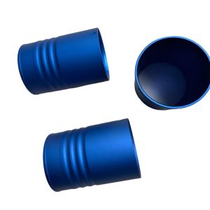 Custom Blue Oxidation CNC Turning Parts Aluminum with Factory Price and Durable