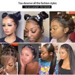 13x4 Transparent Lace Front Wig Bone Straight Human Hair Wig PrePlucked