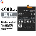 4000mAh 3.87V BL-T51 Rechargeable Li-ion Battery For LG K42 K52 K62 Long Lasting