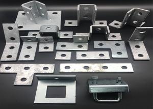 China Metal Steel Strut Framing System Angle Flat Plate Unistrut Fitting factory