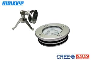 China High Brightness Warm White Underwater Pond LED Lights 9w Waterproof factory