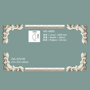 China Decorative Corner Moulding HG-5701 factory
