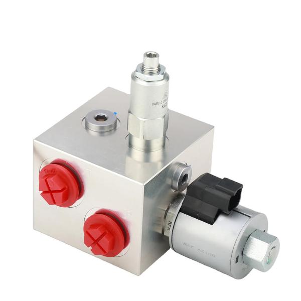 China Aluminum Hydraulic Valve Block Solenoid Valve 12V CNC Processing Service factory
