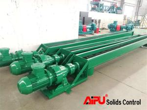 China Drilling Mud Sludge Screw Conveyor Auger Screw Feeder Waste Management factory