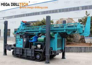 China DTH Drilling Crawler Pneumatic Borehole Core Water Well Drilling Rigs MDT450 factory