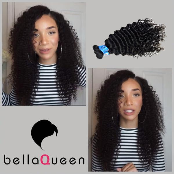 7A 100% Virgin Natural Black Double Drawn Human Hair Extensions Tangle Free