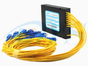 China 1 x 16 PLC Single Mode Optical Fiber Splitter SC/UPC factory