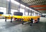 Q235 Flatbed Container Truck BPW 20 Ton Flatbed Trailer Suspension