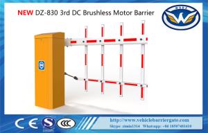 China Cold Rolled Sheet Steel Parking Barrier Gate 1.5sec-6sec Speed Adjustable Two Fence Arm factory