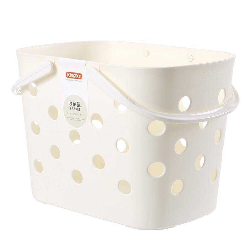 Portable Soft PE Plastic Storage Baskets No Deformation 222g