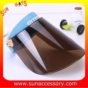 China AK16102 PVC sun visor summer hats , promotion hats and cap for sale factory