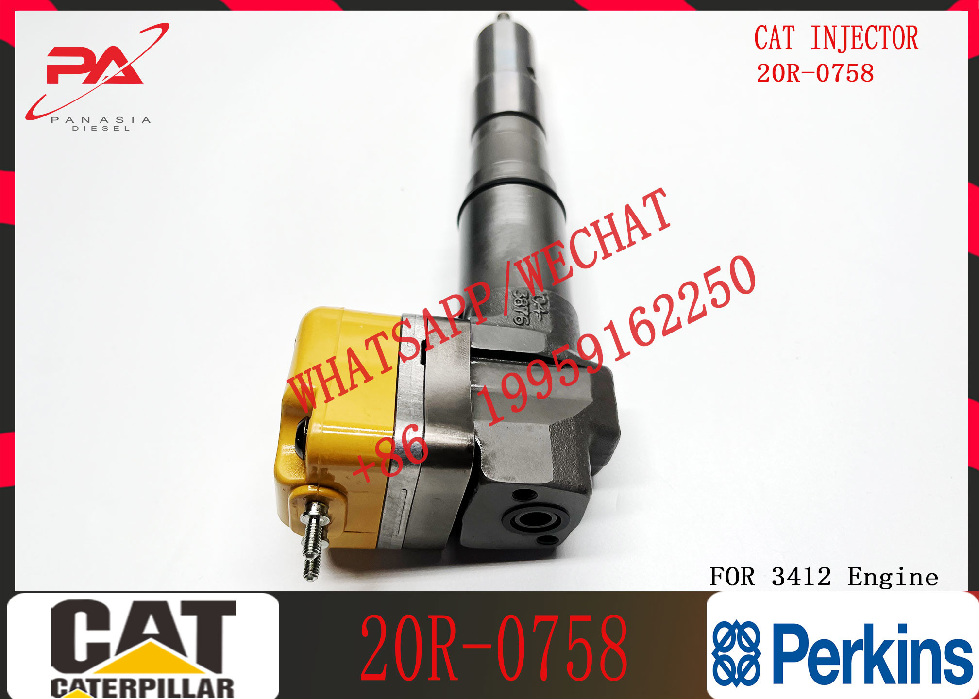engine fuel injector 155-1819 232-8756 111-7916 198-4752 20R-5392 198-6877 20R-0758