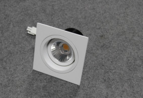 China dimmable square ceiling recessed downlight rotating with cutout 75mm factory