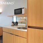 Custom Kitchen Countertop With Cabinet Mini Hotel Apartment Kitchenette Modular