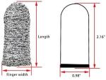 Sculpting Cut Resistant Gloves 5g Finger Tip Covers Abrasion Resistan