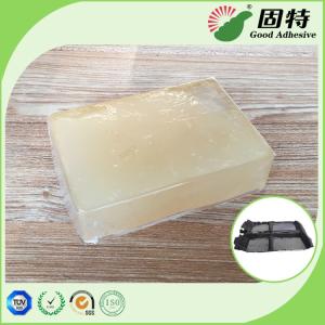 China Pressure Sensitive Industrial Hot Melt Glue , Milk Yellow Car Trim Adhesive Hot Melt factory