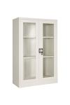 Laboratory Vessel Storage 0.131cbm Two Glass Door Filing Cabinet Commercial