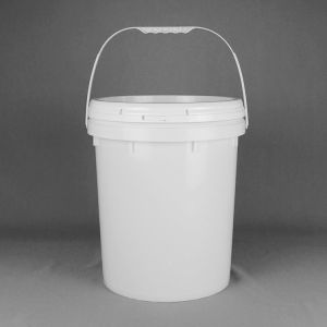 China 20L Paint Plastic Wrap Bucket with lid and hand pull on sale