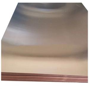 China C11000 C10100 C10200 C1100 Copper Sheet Brass Plate Industry and Building Application factory