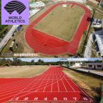 Weather-resistant Colorfast Rubber Athletic Track EPDM Rubber Running Track with